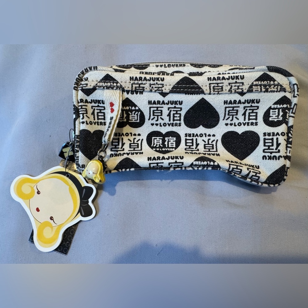 Harajuku Lovers Black and White Makeup Bag